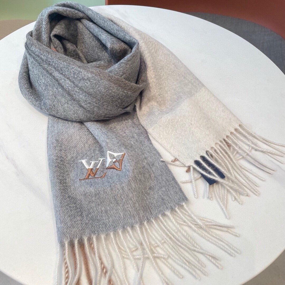 TOP Louis Vuitton LV Wool Scarf 32x180cm - 2 Color