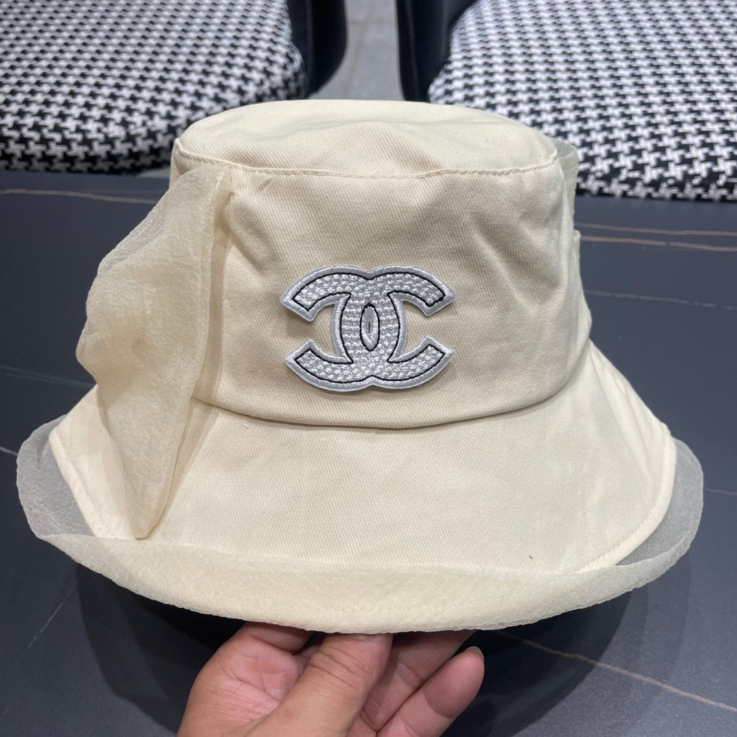 TOP CHANEL Versatile Fisherman Hat - 2 Colour