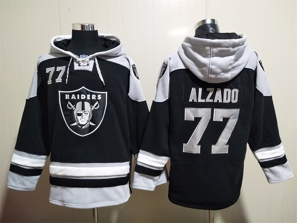 Las Vegas Raiders Hoodie #77 ALZADO