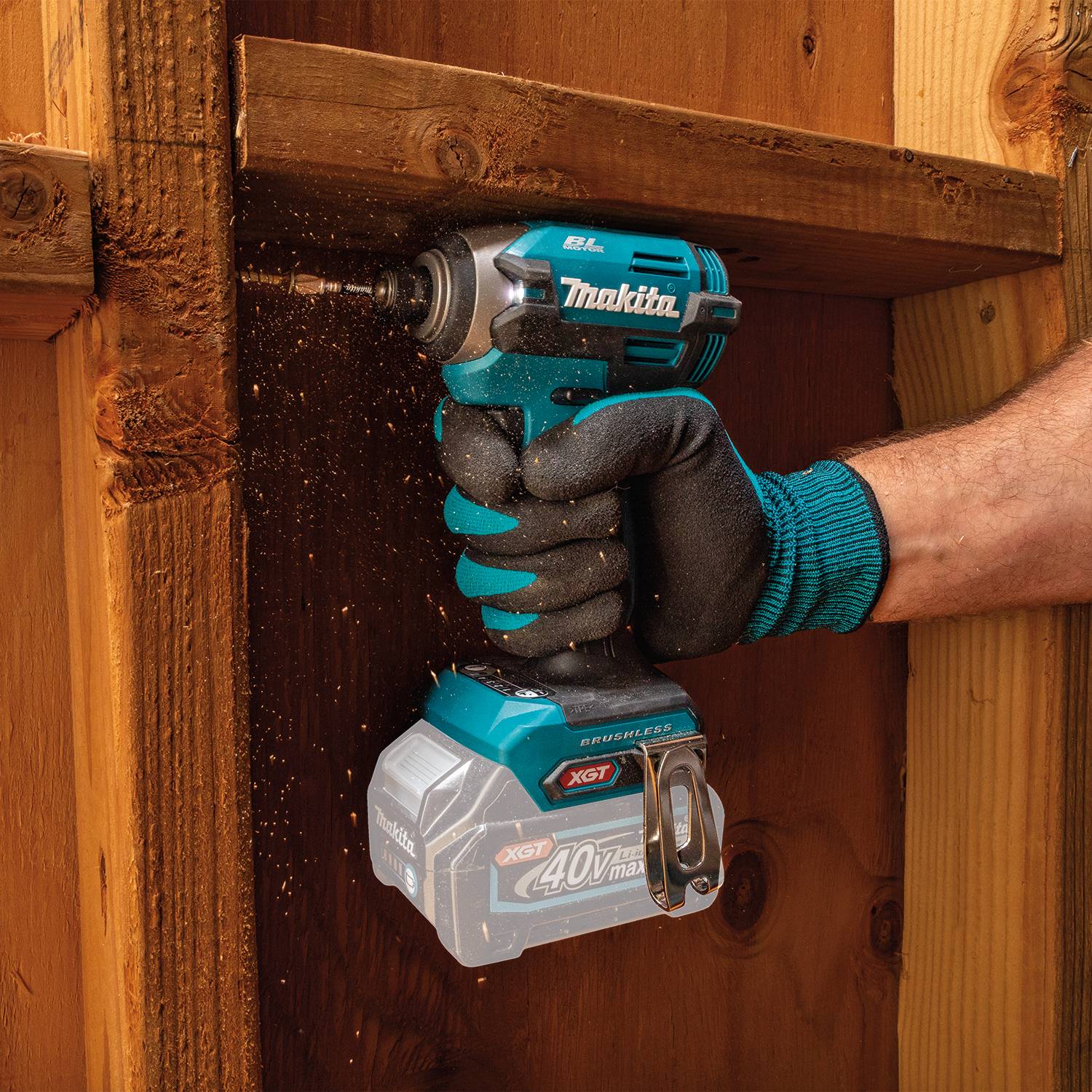 GDT02Z 40V max XGT Brushless Cordless 4 Speed Impact Driver - Bare Tool