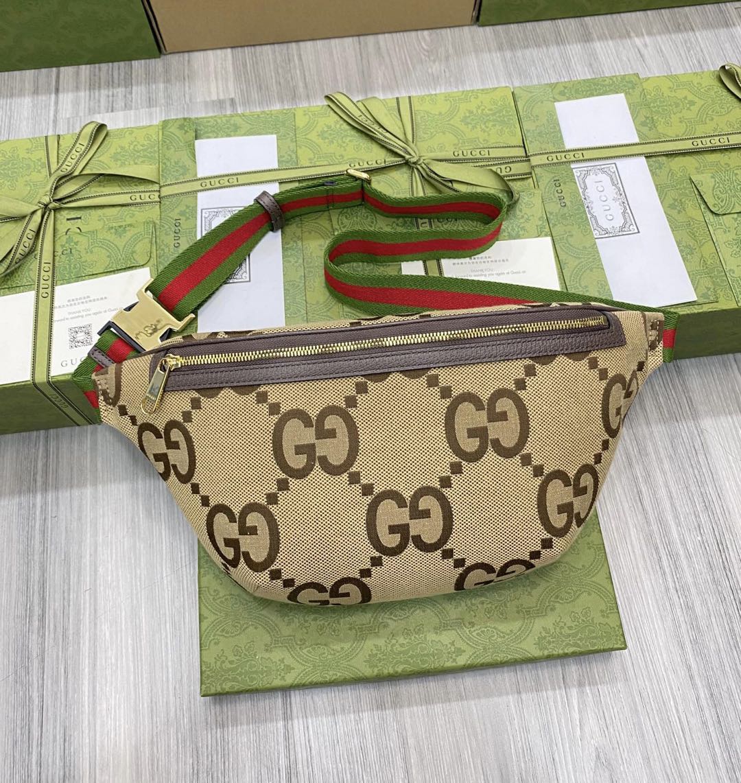 Gucci Canvas And leather Crossbody Shoulder Bag(Replica)