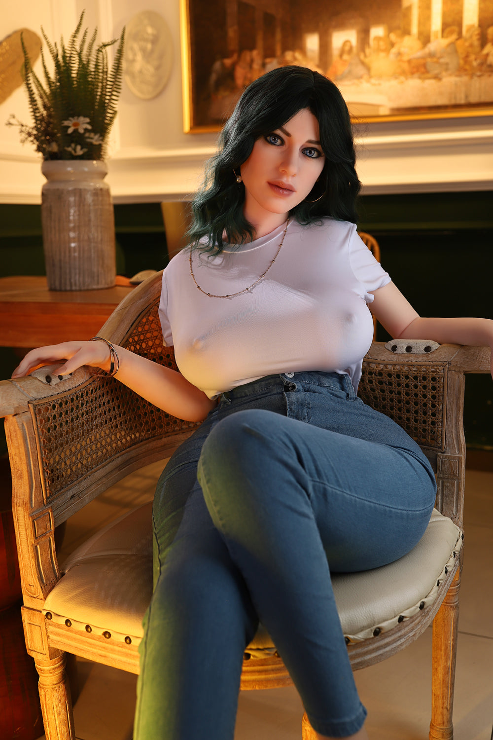 US In Stock - 158cm/5ft2 H-cup Big Booty TPE Sex Doll - C38