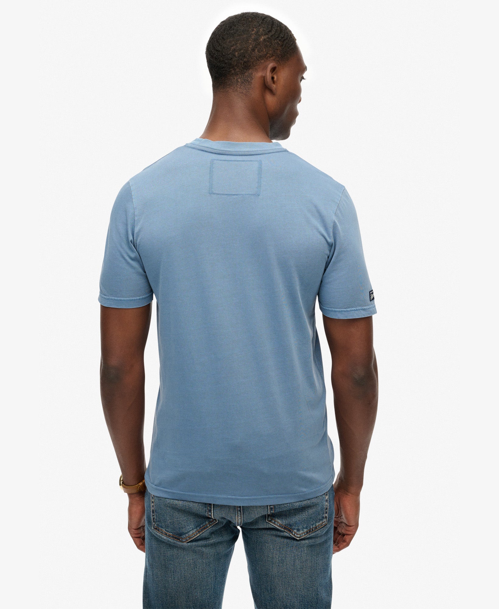 Athletic Emboss Relaxed Tee | Moonlight Blue