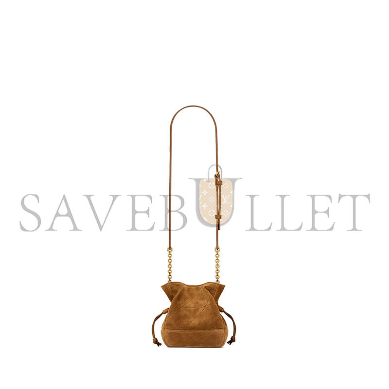 YSL JAMIE MINI SHOULDER POUCH IN SUEDE 8591741U8P72916 (15.5*14.5*8cm)