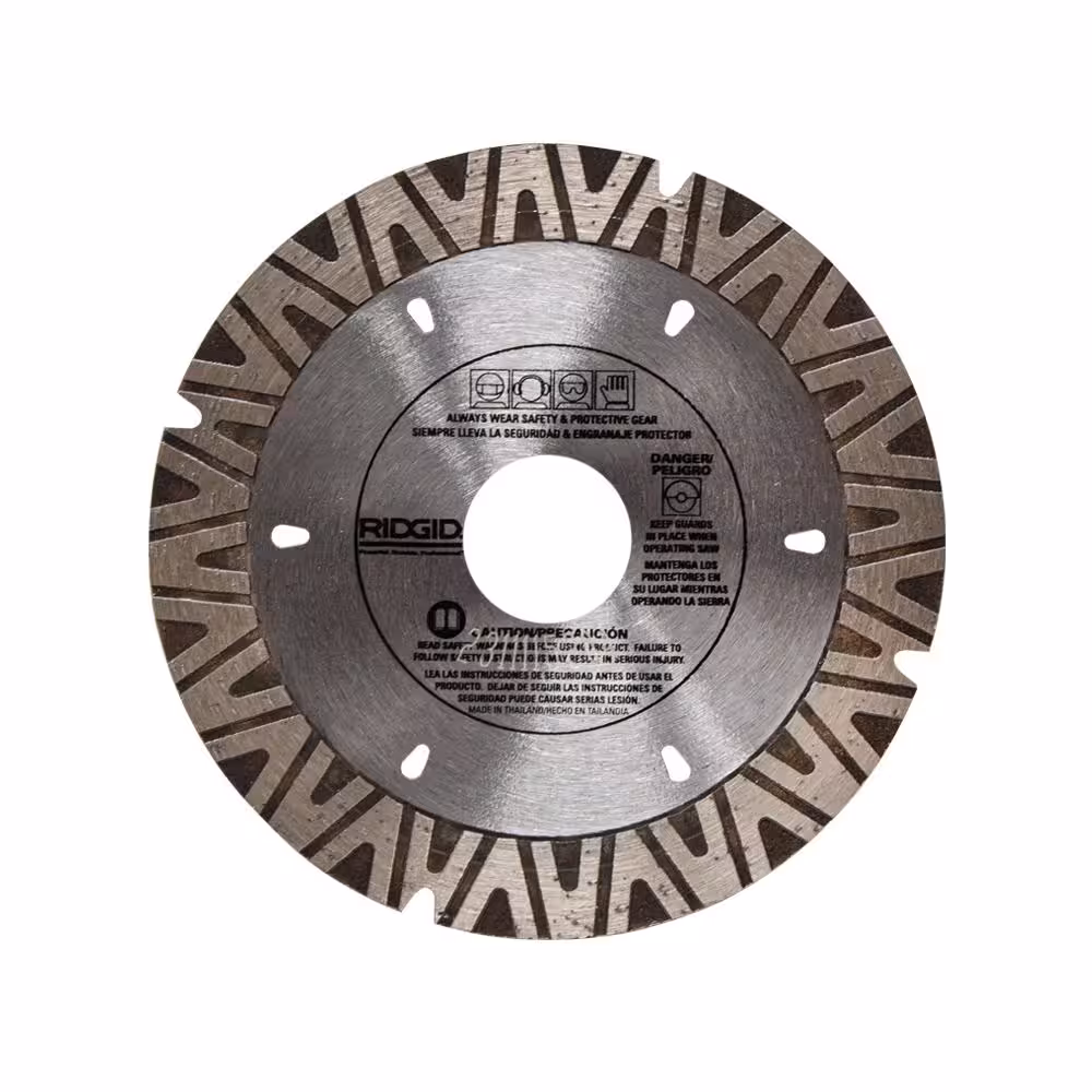 TURBO-V 4 in. Turbo Rim Diamond Blade for Masonry High Efficiency Cutting