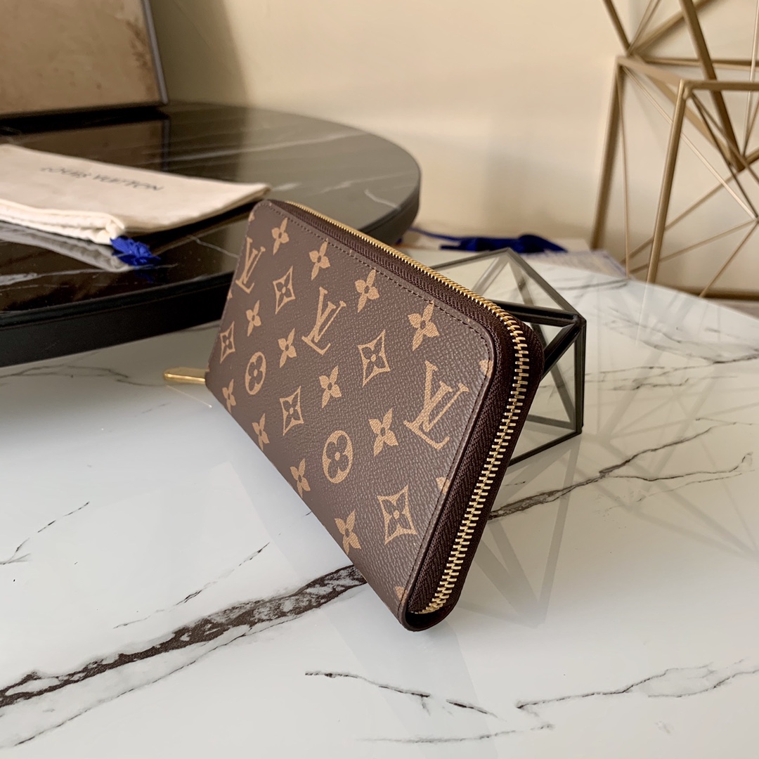 TOP Louis Vuitton LV LV Zippy Wallet Monogram - 9 Colors