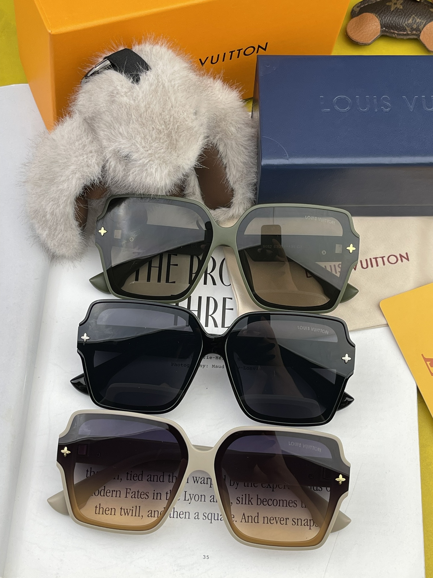 TOP Louis Vuitton LV Square-Rimmed Sunglasses - 3 Color