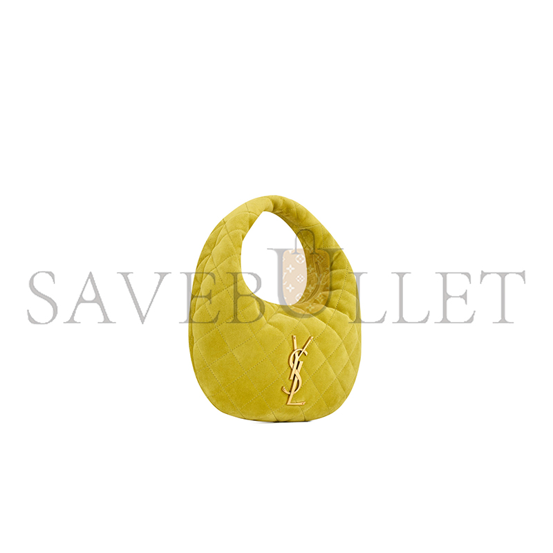 YSL ICARINO IN QUILTED SUEDE 8516891U8073286 (27*17*7.5cm)