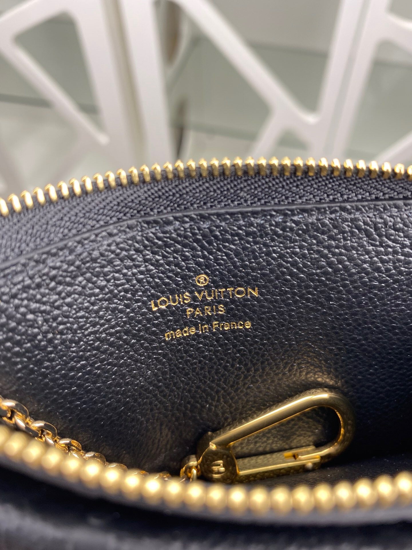 TOP Louis Vuitton LV LV Compact Empreinte Wallet - Black