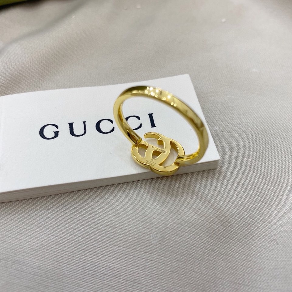 TOP GUCCI Running GG Ring - Gold