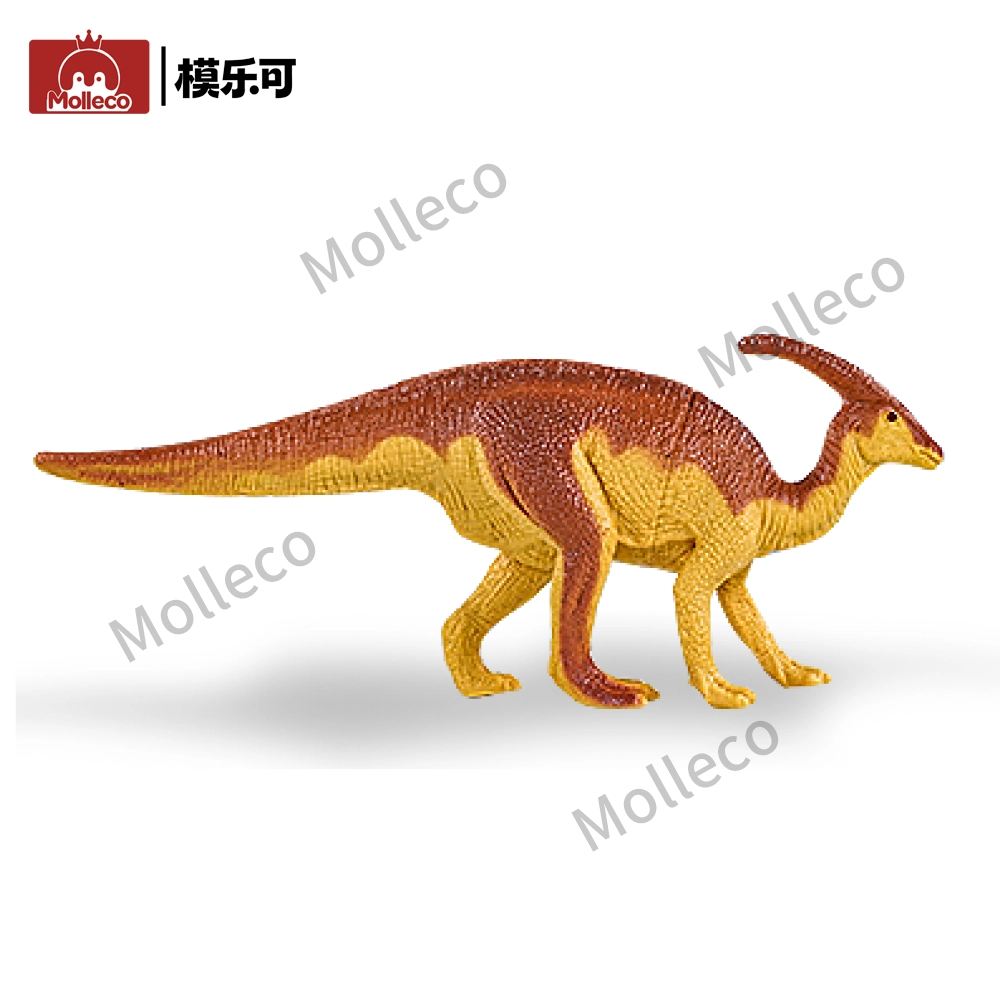 Molleco Dinosaur Figure Toys for Kids and Children Parasaurolophus CP091