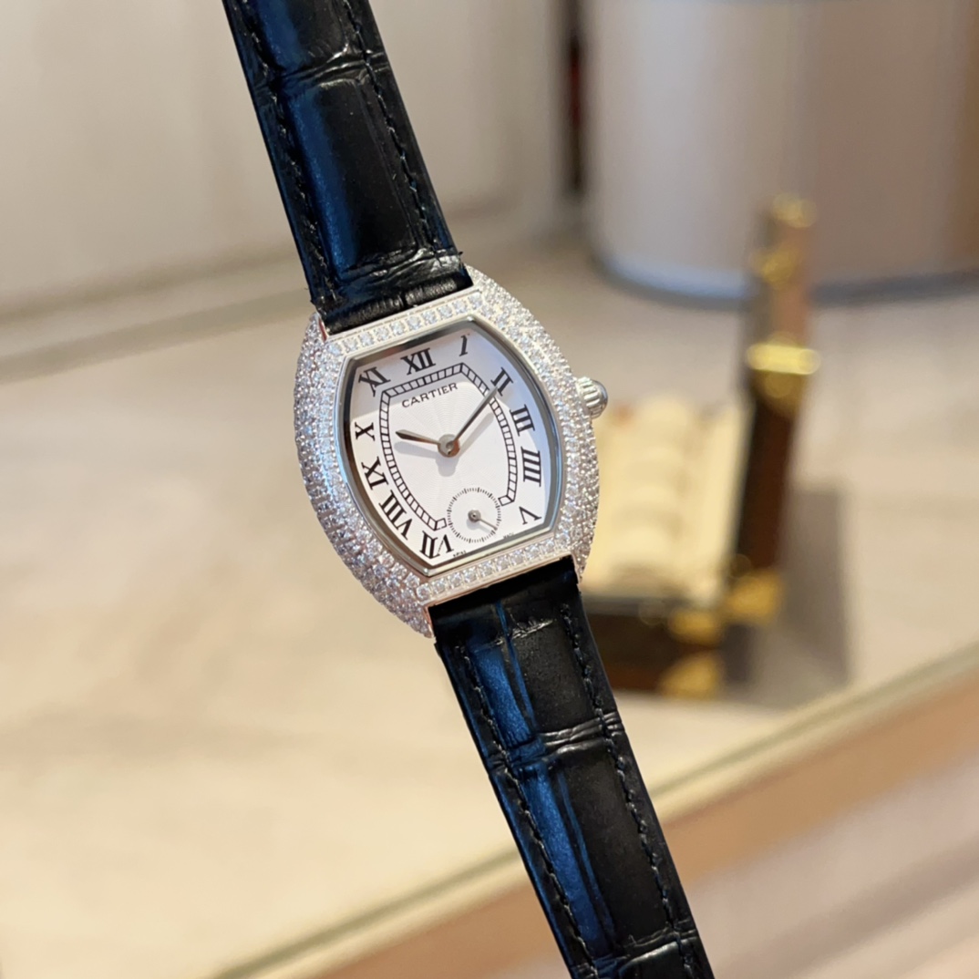 TOP Cartier Mini Lady Watch 28x 33 mm -  6 Colors