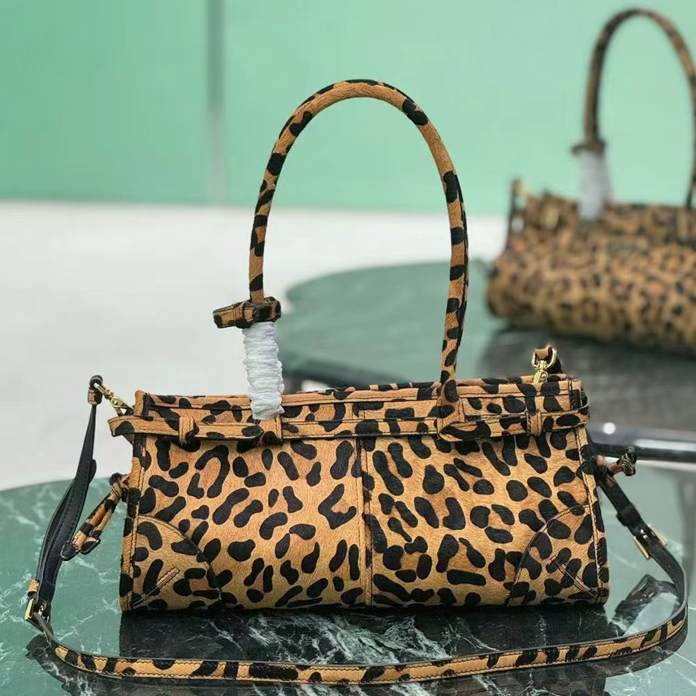 Prada Bonnie mini printed leather handbag (7A regular version)