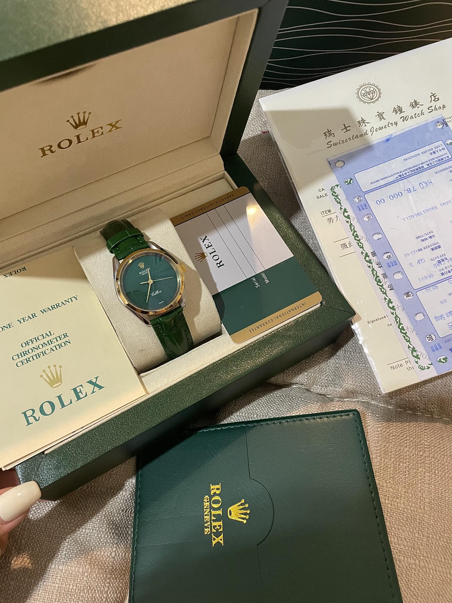 TOP ROLEX Watch with Gold Bezel 33mm - 6 Colors