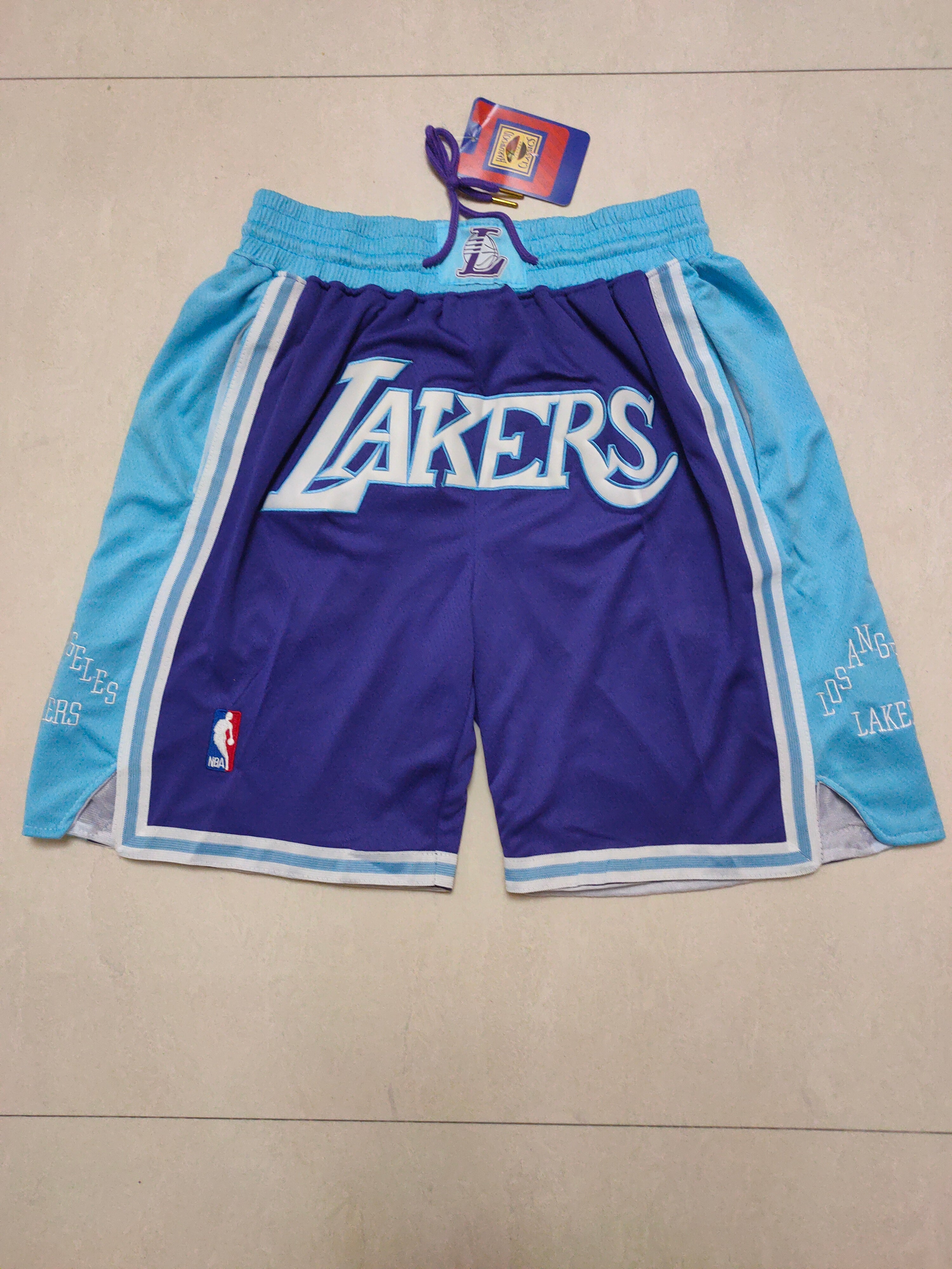 Los Angeles Lakers new purple city version pocket pants