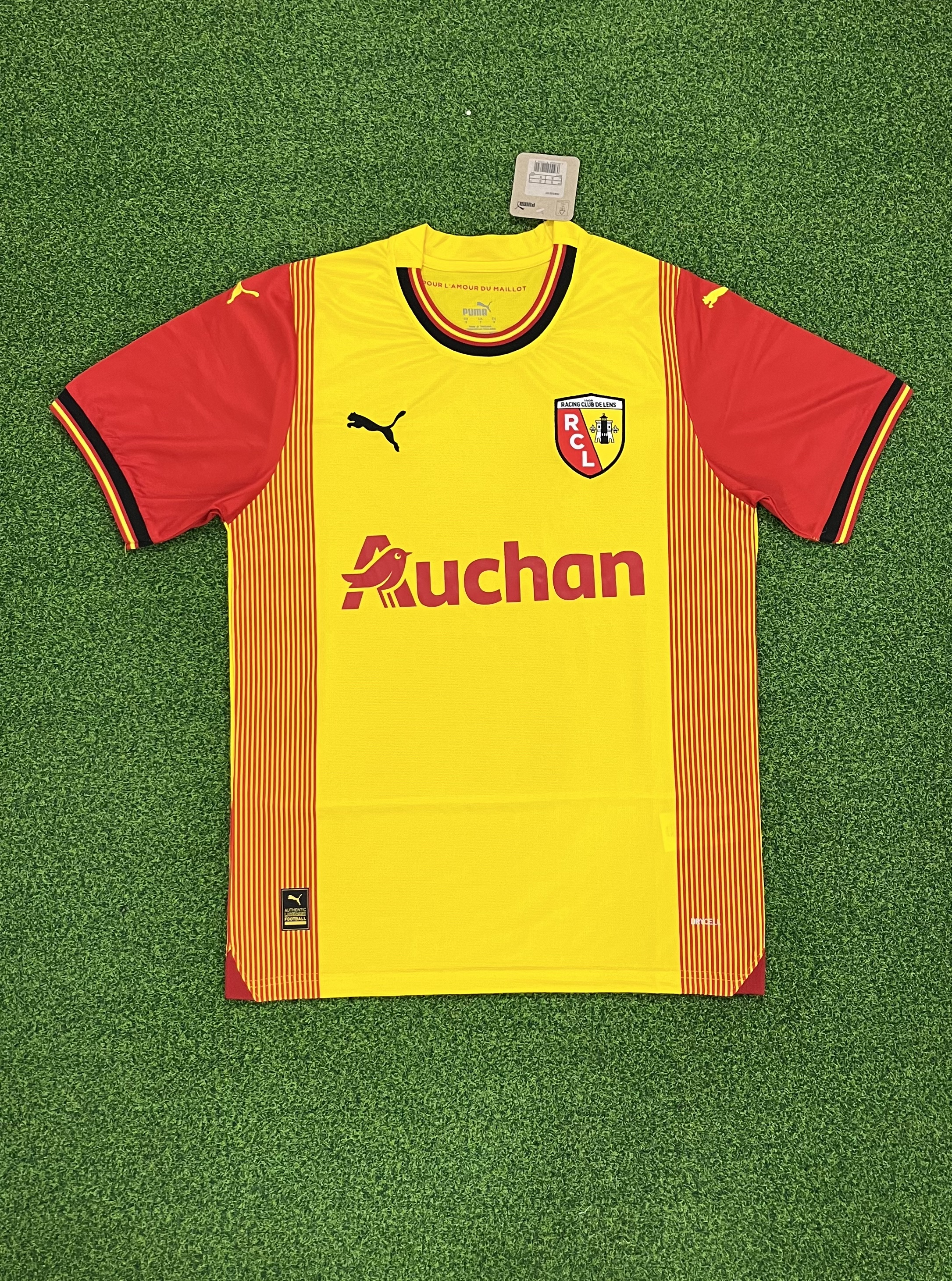 2425 RC Lens Home jersey.Player embroidery version