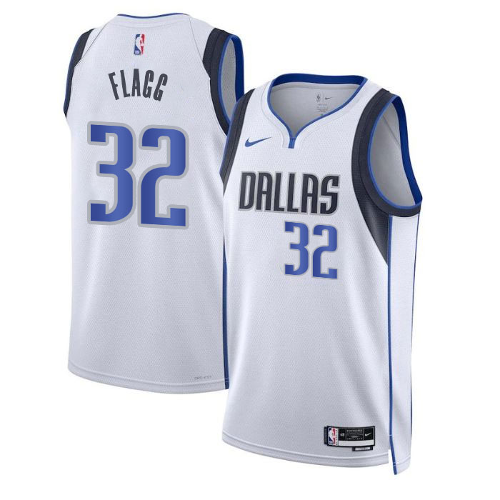 Dallas Mavericks Cooper Flagg 32 Association Edition Jersey – White