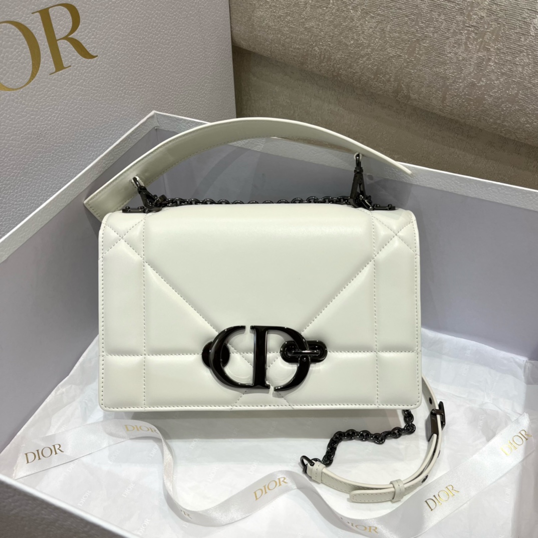 TOP Christian Dior Caro Bag Chain Box Bag 25*8*15cm -  2 Colour