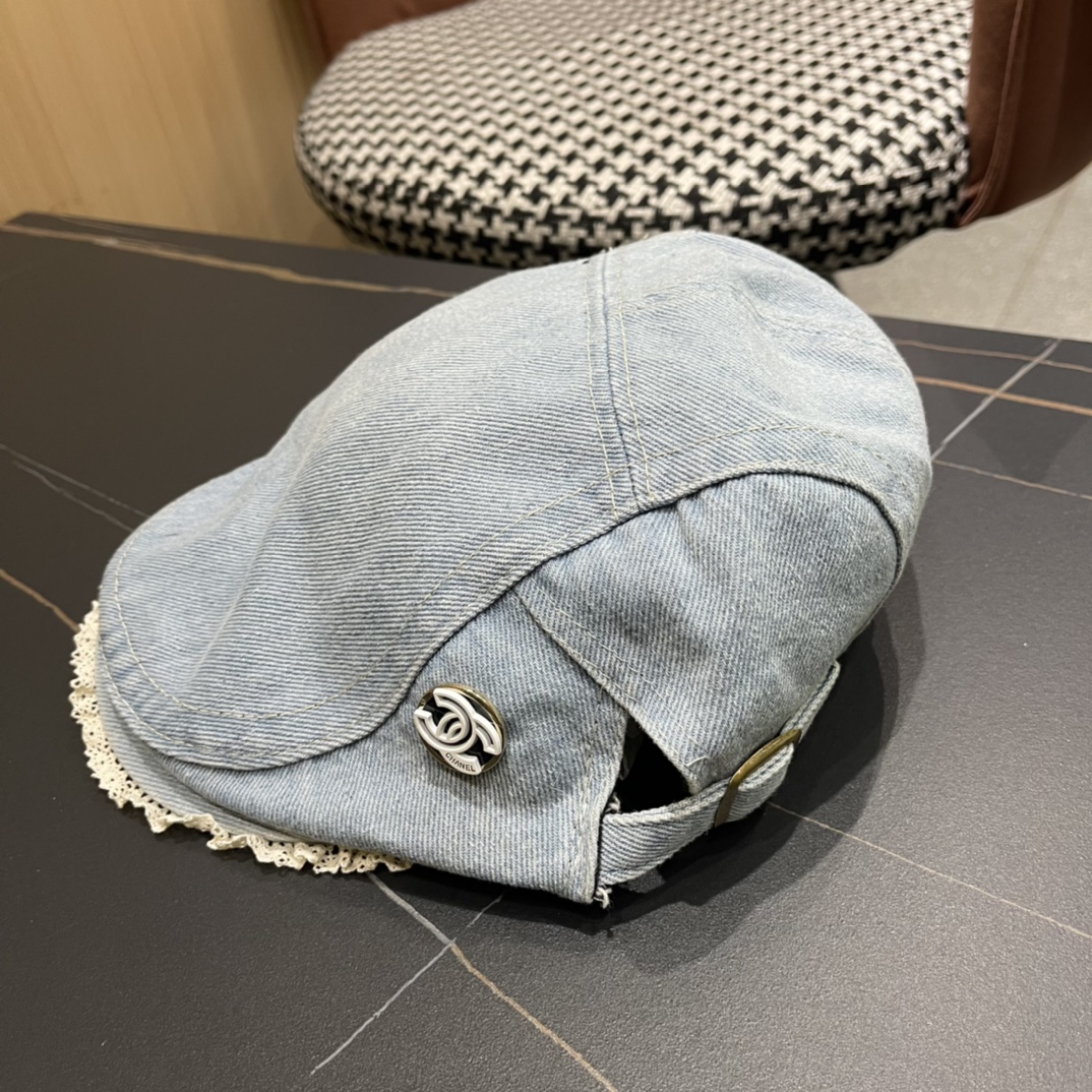 TOP CHANEL Retro Art Berett - 3 Colour