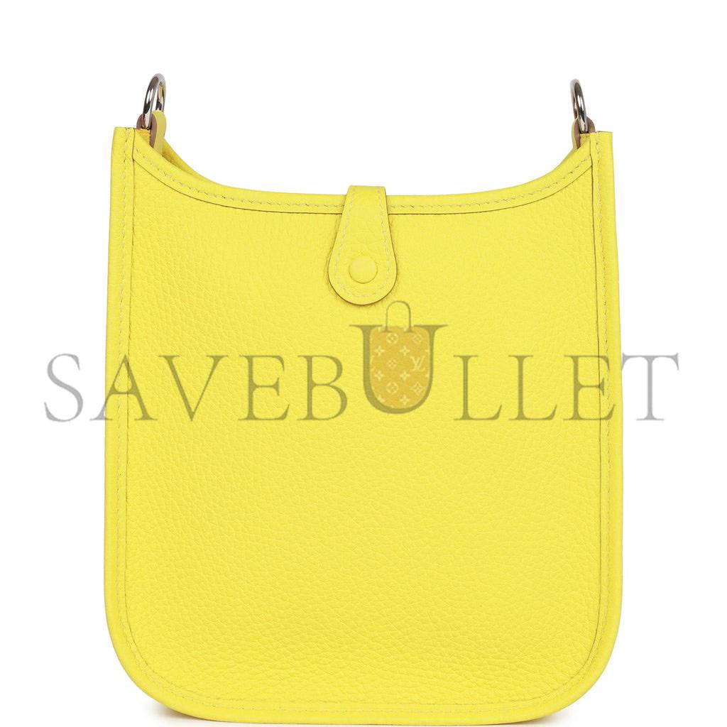 HERMES EVELYNE MINI CLEMENCE PALLADIUM HARDWARE (18*16*5cm)