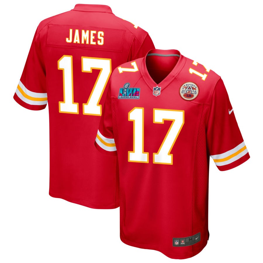 Richie James Kansas City Chiefs  Super Bowl LVII Game Jersey - Red