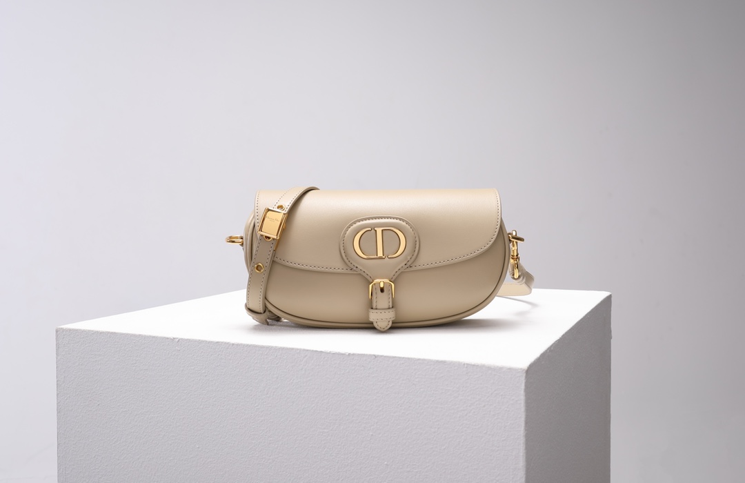 TOP Christian Dior Bobby Bag East-West Armpit Cow Leather 22x13x5 cm - Amber