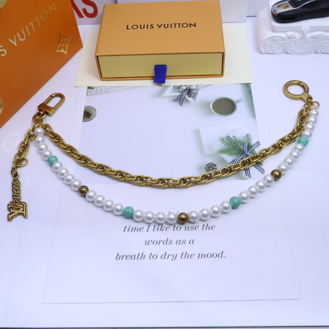 TOP Louis Vuitton LV Belt Chain and Bag Charm Collection - 3 Colors