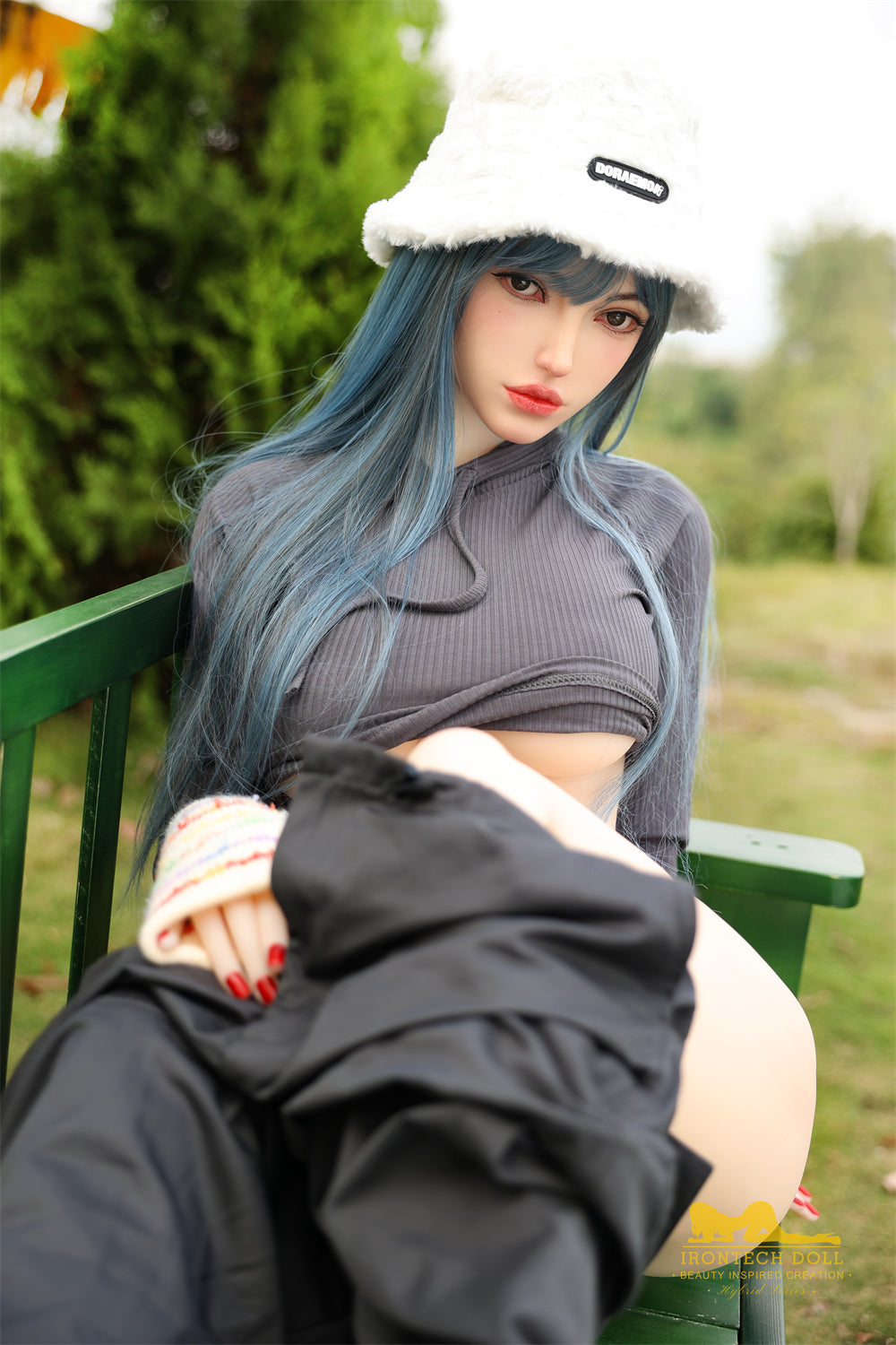 159cm/5ft3 F-Cup Big Boobs TPE Sex Doll with S41 Silicone Head