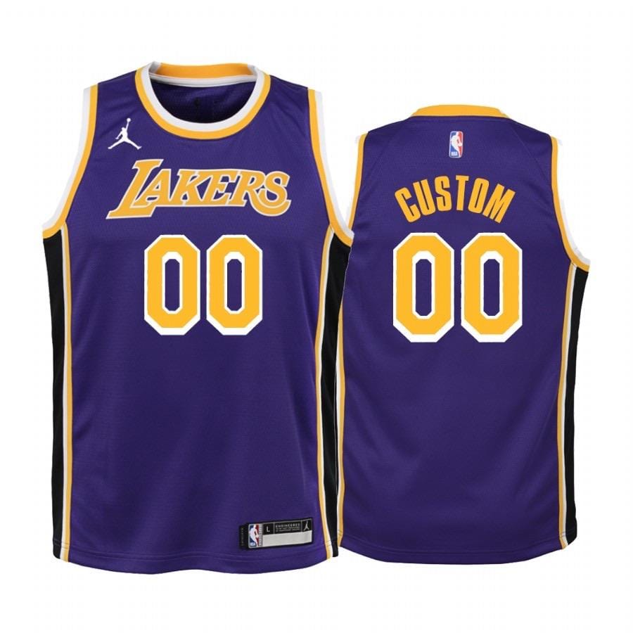 Custom Los Angeles Lakers Statement Jersey