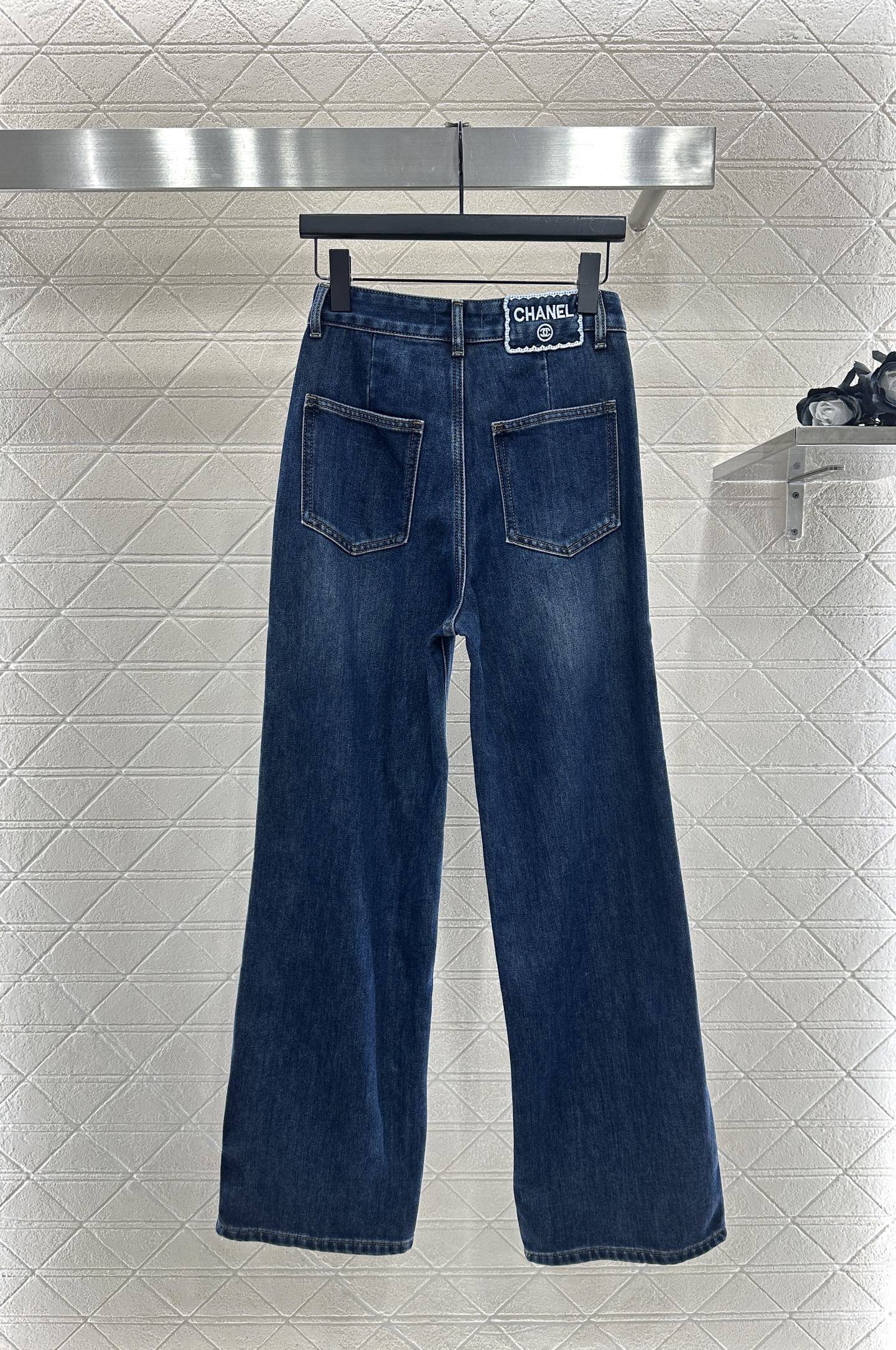 TOP CHANEL Pants -  Blue