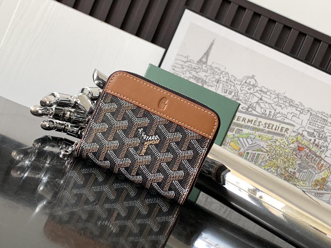 TOP Goyard Matignon Mini Coin Purse 7.5x1.8x10.4cm - 11 Color