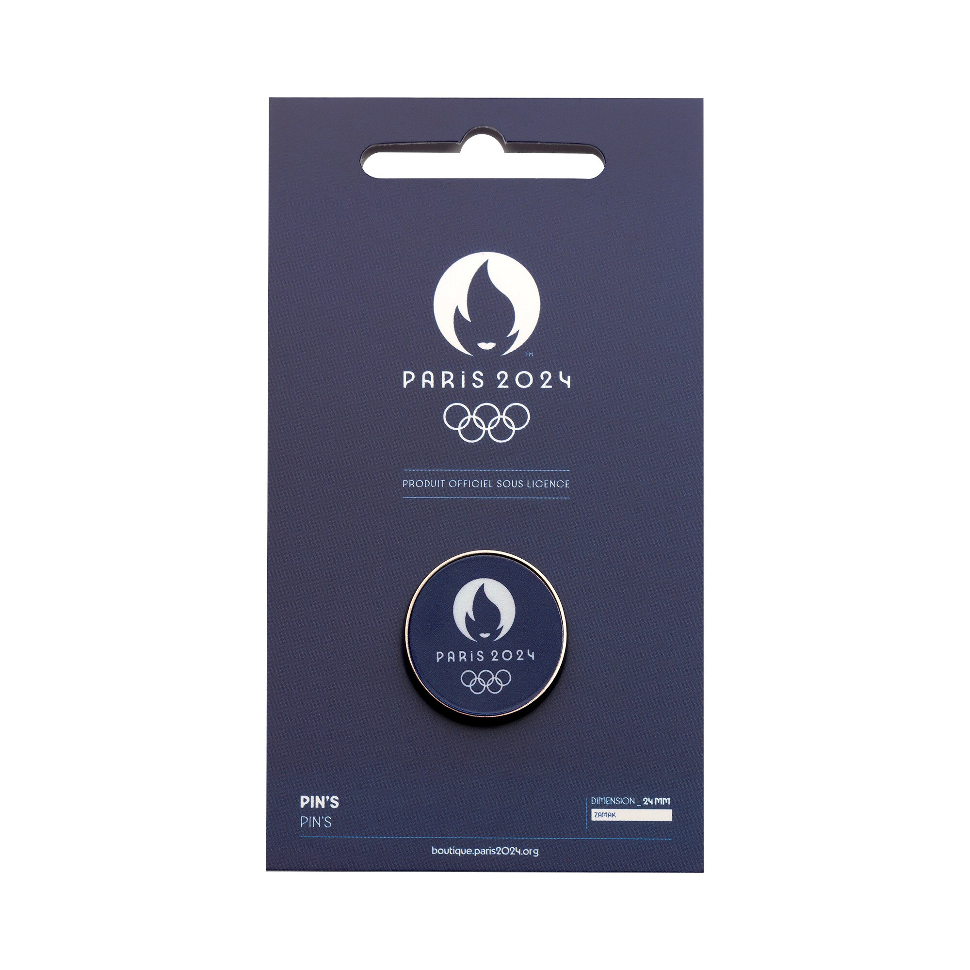 Paris 2024 Olympics Coloured Pin Badge