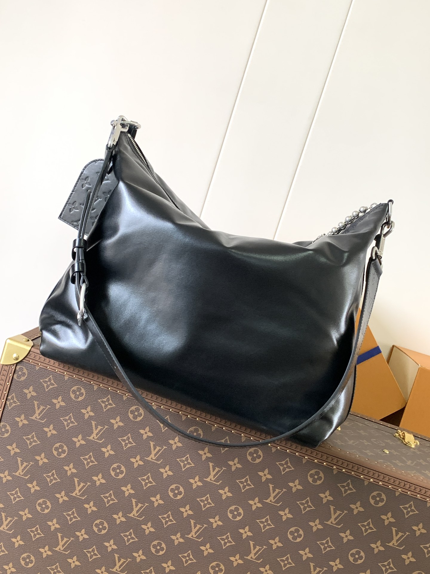 TOP Louis Vuitton LV L*V Metis Handbag 48x36x12cm - Black