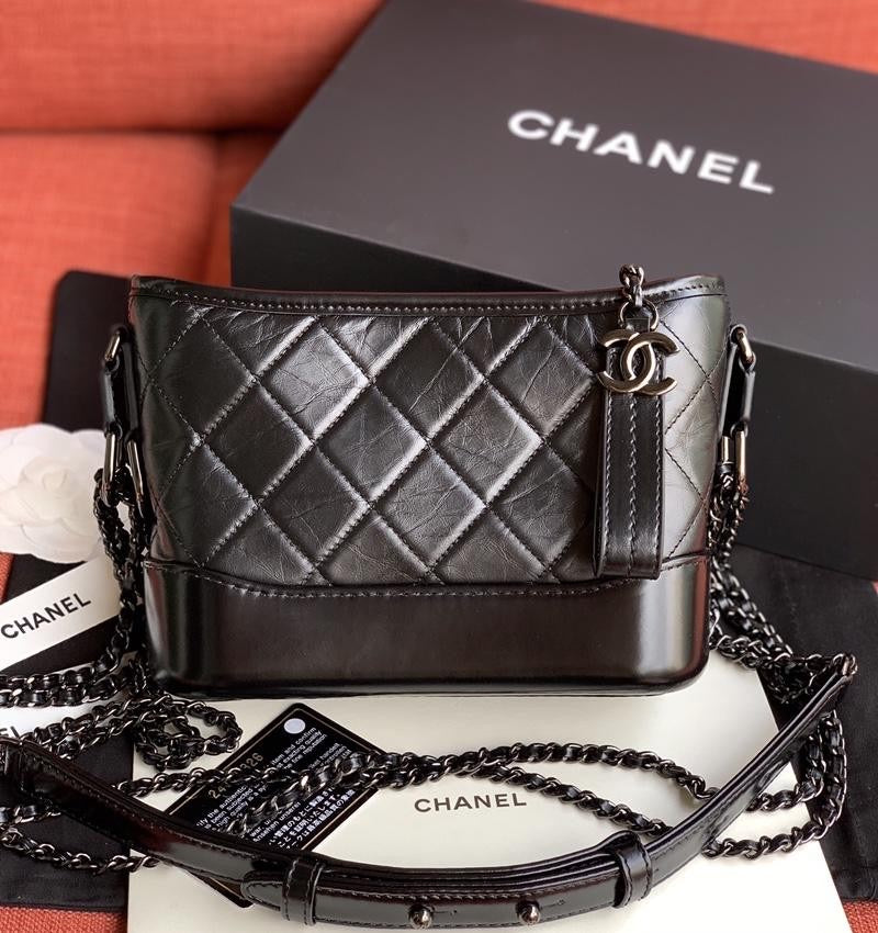 TOP CHANEL Gabbriel Bag Stray Samll 20CM - ALL BLACK