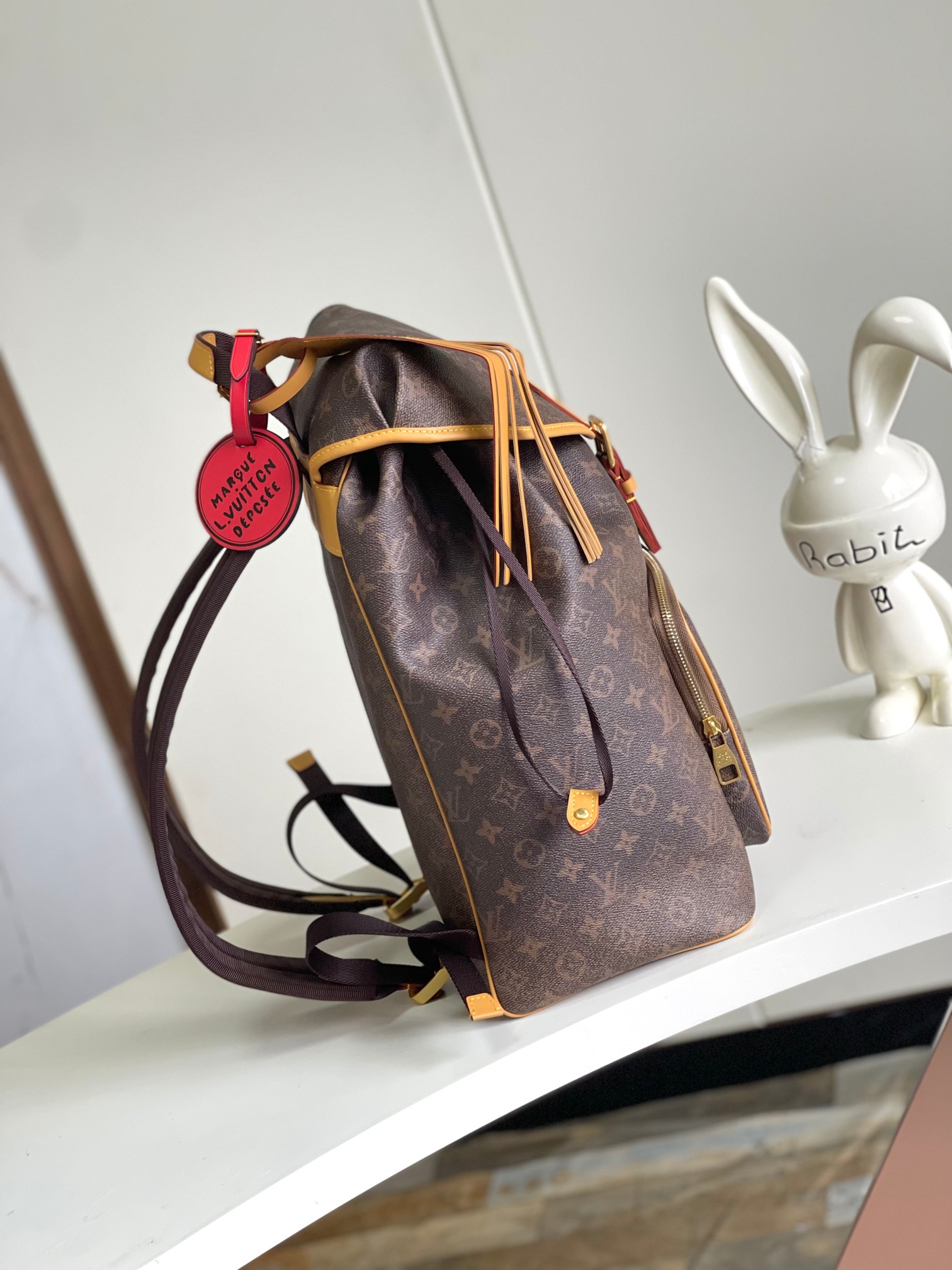 TOP Louis Vuitton LV Montsouris Backpack  32 x 40 x 19 cm-Brown
