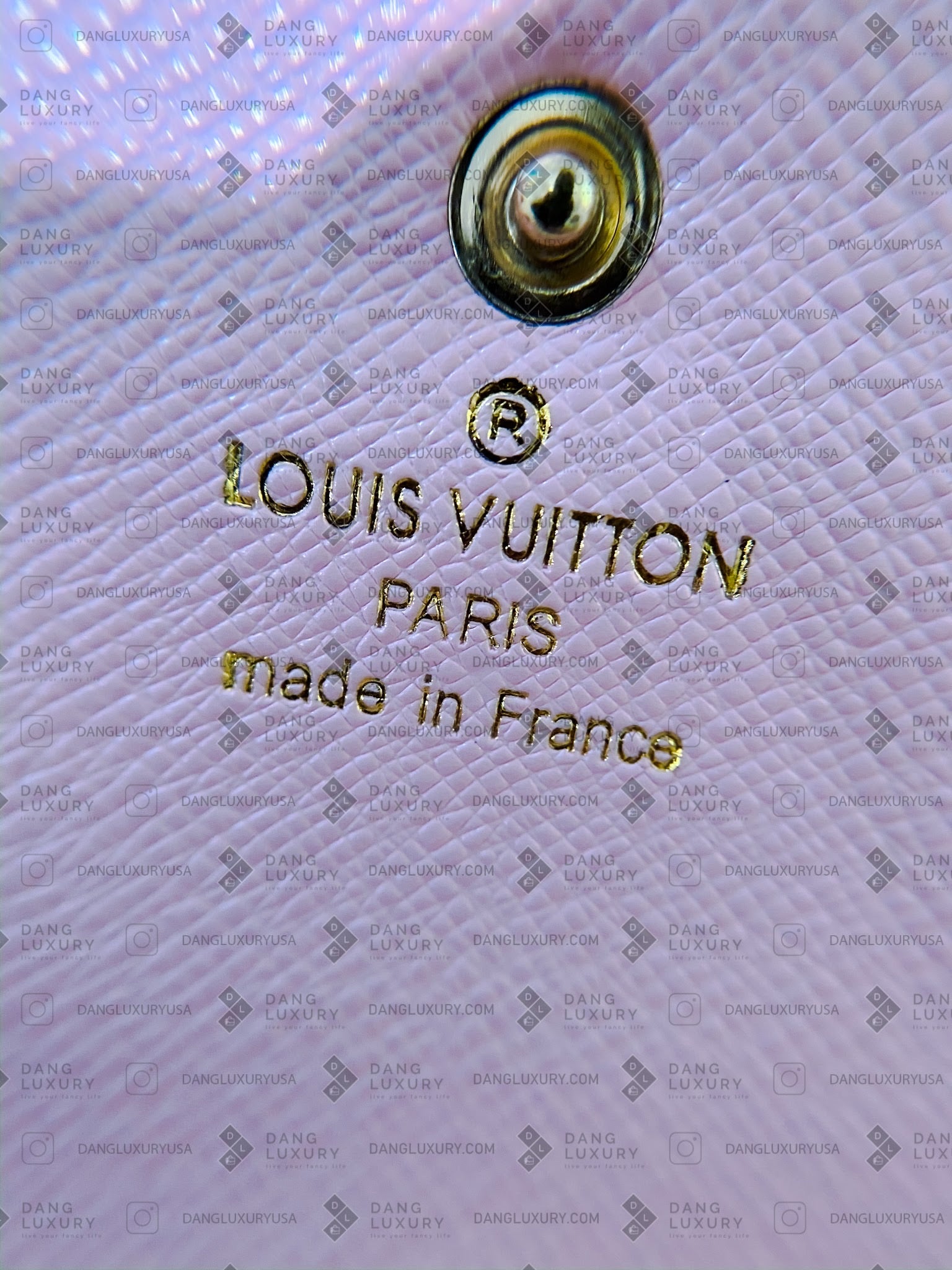 TOP Louis Vuitton LV Emilie Wallet Damier Azur