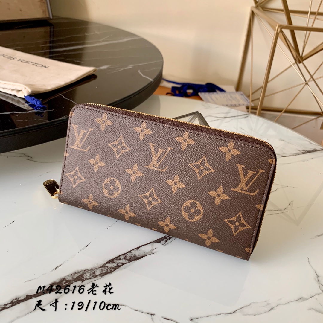 TOP Louis Vuitton LV LV Zippy Wallet Monogram - 9 Colors