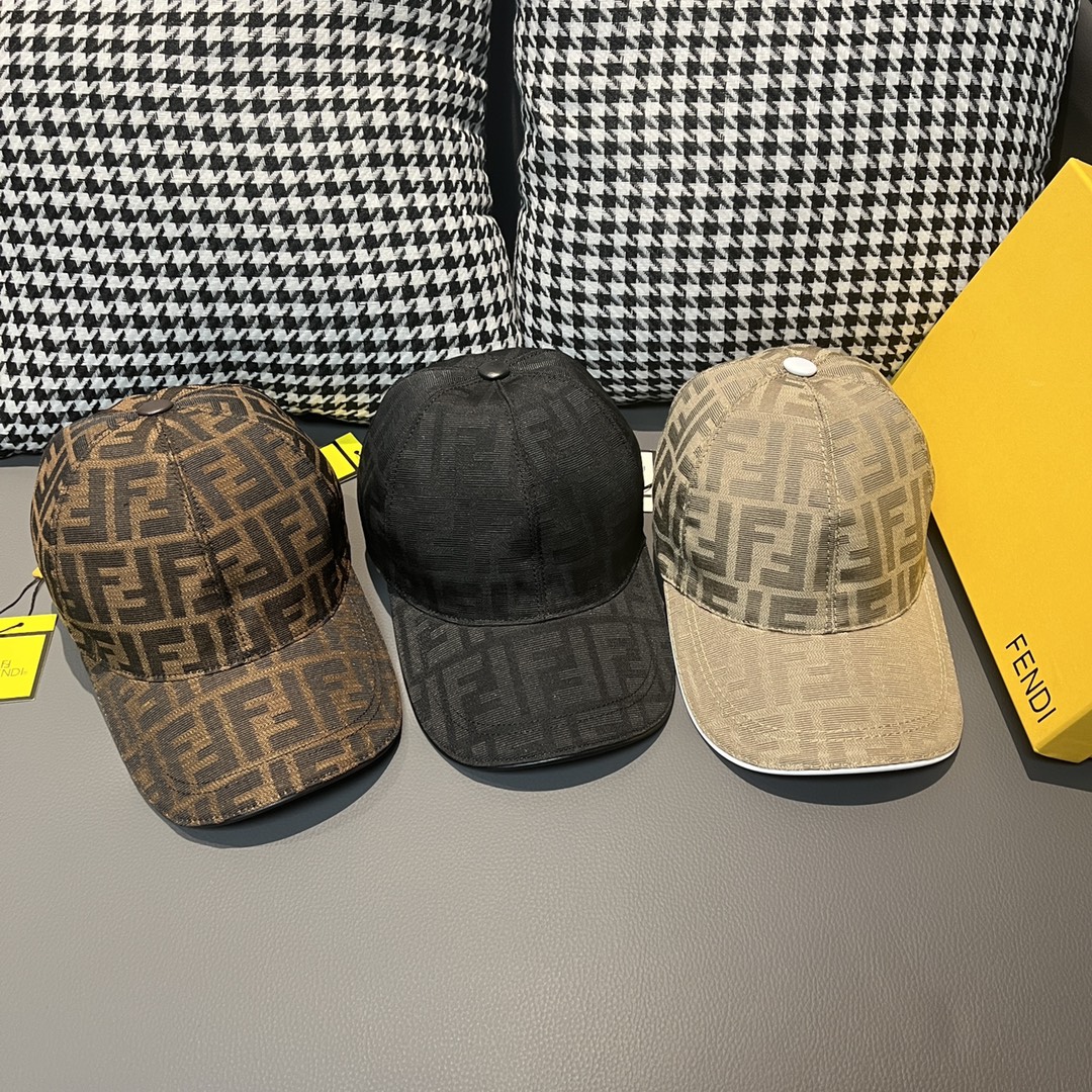 TOP FENDI FENDI Classic Original Baseball Hat