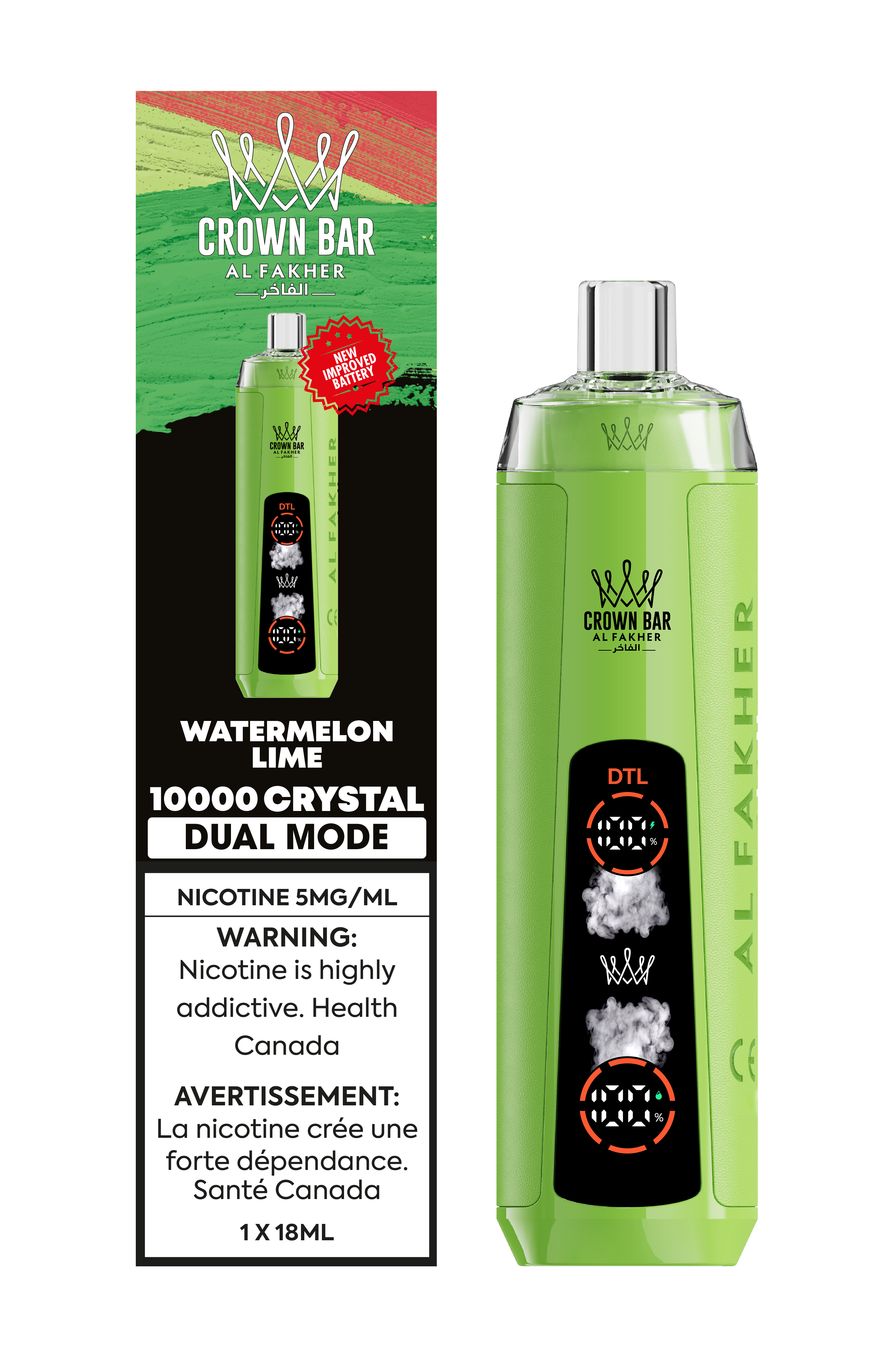 AL FAKHER 10000 CRYSTAL DUAL MODE