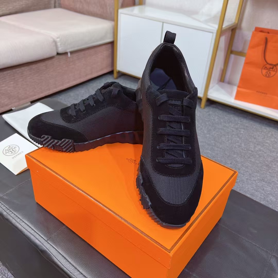 TOP HERMES Sneakers-Black