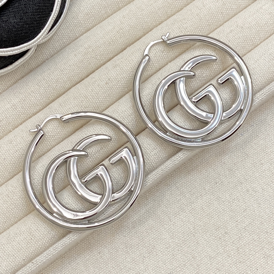 TOP GUCCI Earrings - Silver