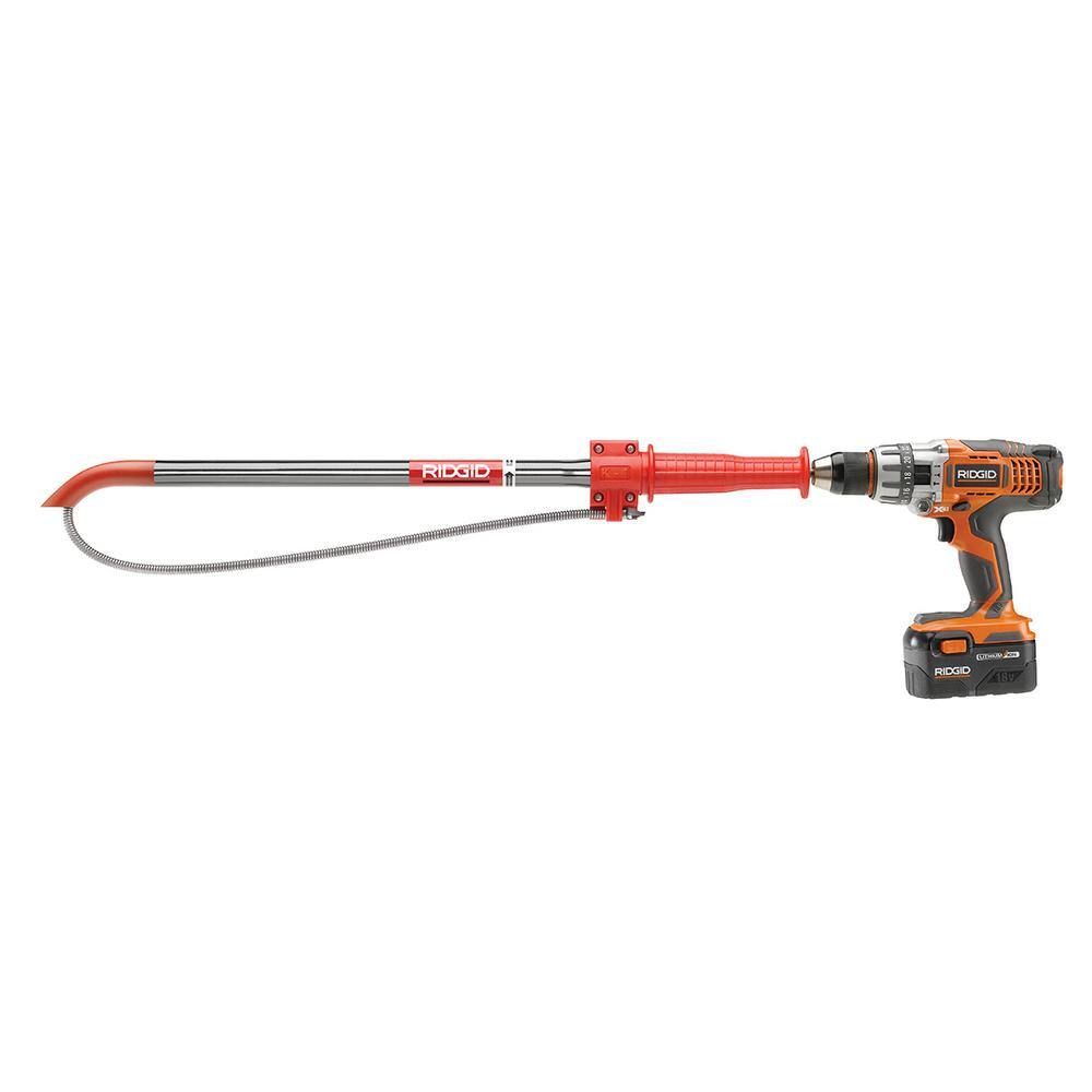 K-1 Hybrid Ultra Flexible Urinal Auger with 4 ft. Snake and Integrated 