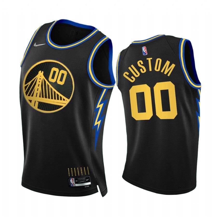 Custom Golden State Warriors 2021-22 City Edition Authentic Jersey