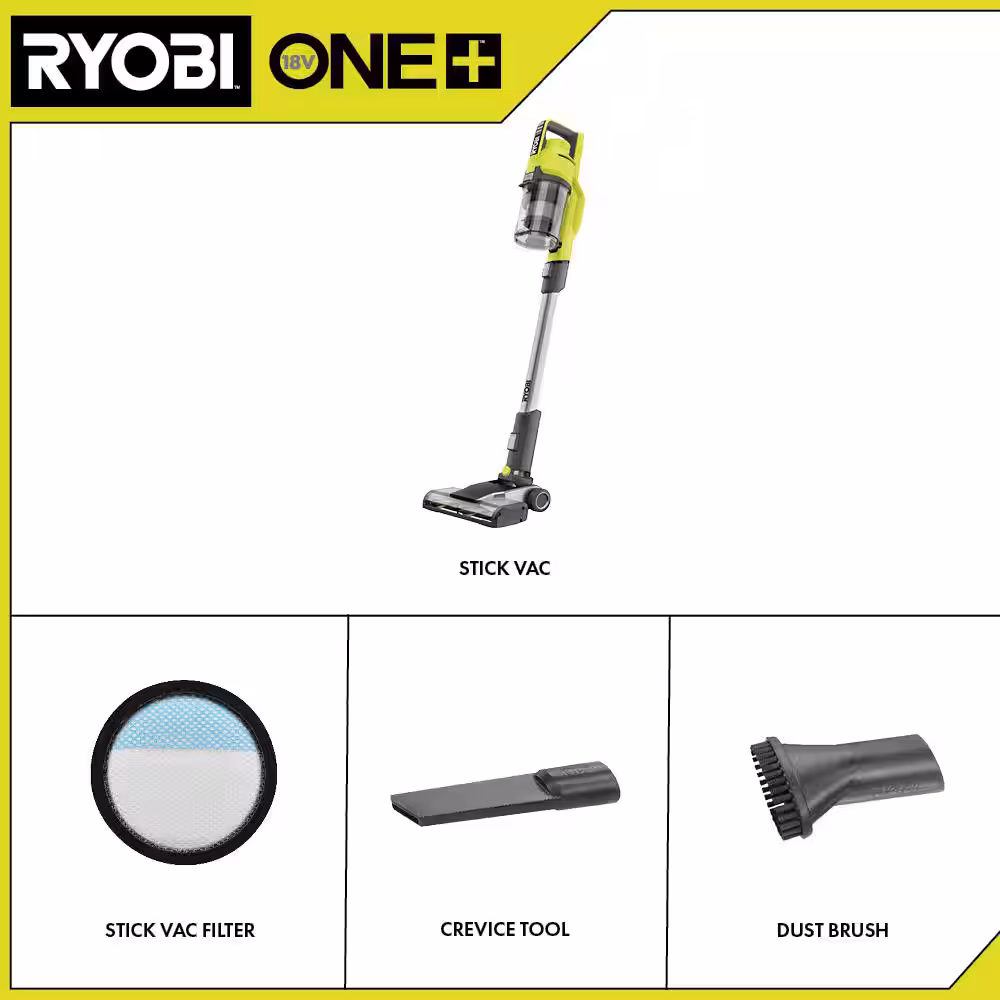 ONE+ 18V Bagless Cordless Mesh Filter Stick Vacuum Cleaner (Tool Only)