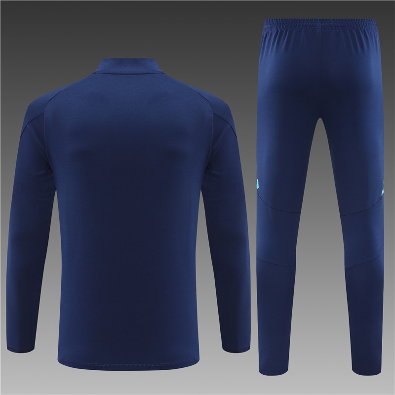 2024-25 Arsenal Blue Football Half Pull Training Suit