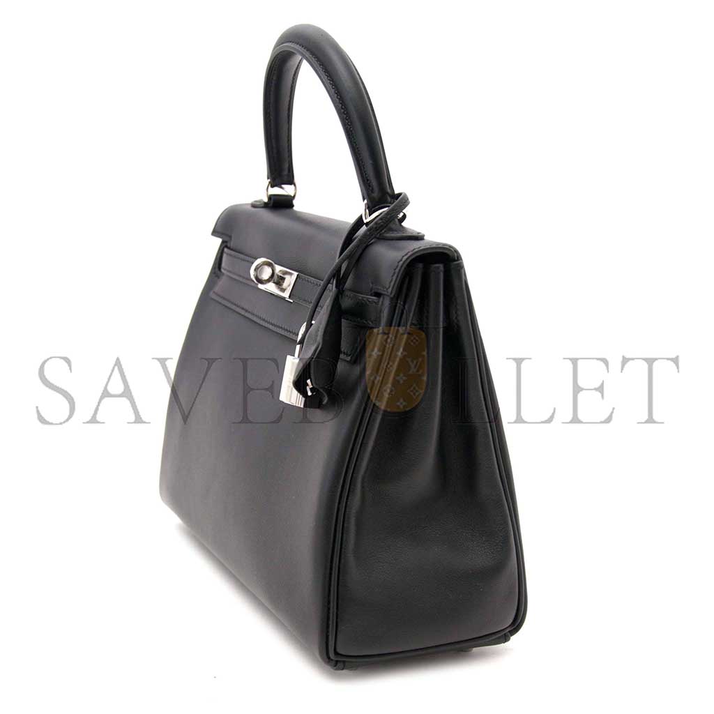 HERMÈS KELLY 25 BLACK SWIFT (25*17*7cm)