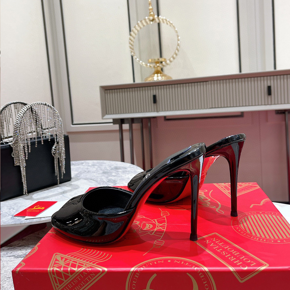 Christian Louboutin Open Toe High Heels (Replica)