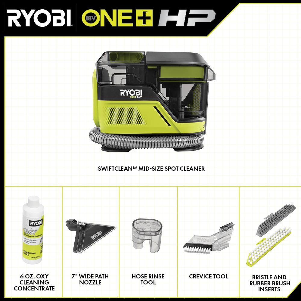 ONE+ HP 18V Brushless Cordless SWIFTClean Mid-Size Spot Cleaner (Tool Only)