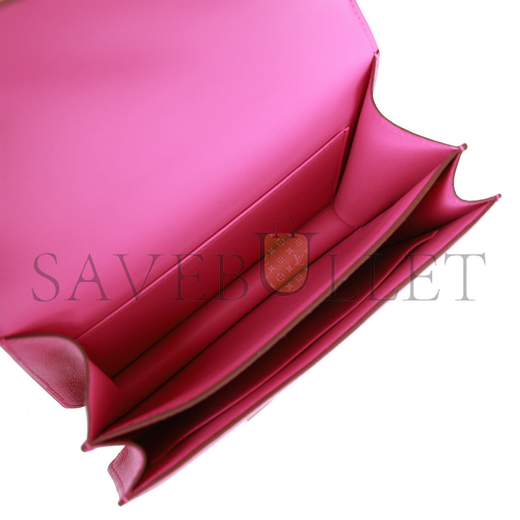 HERMES CONSTANCE 18 EVERCOLOR PALLADIUM HARDWARE (18*15*4cm)