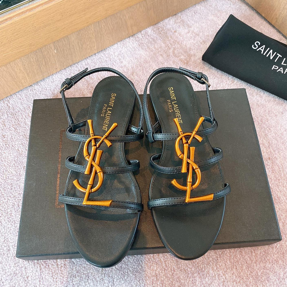 Saint Laurent YSL Open-toe Fashion Goes With Everything Slide Sandal (Replica)